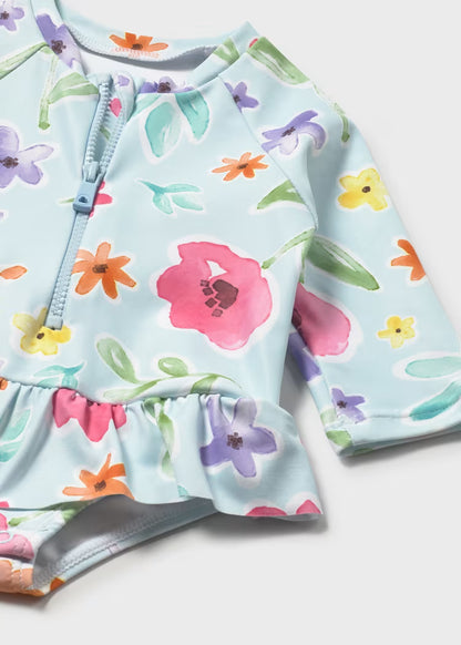 MAYORAL NEWBORN SWIMWEAR AND HAT SET