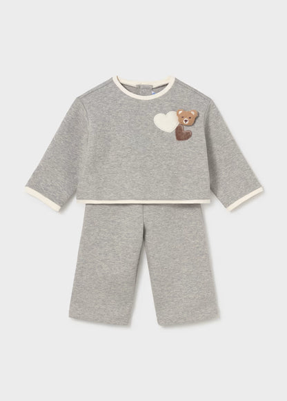 MAYORAL BABY PANTS AND SWEATER SET