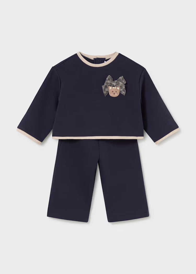 MAYORAL BABY PANTS AND SWEATER SET