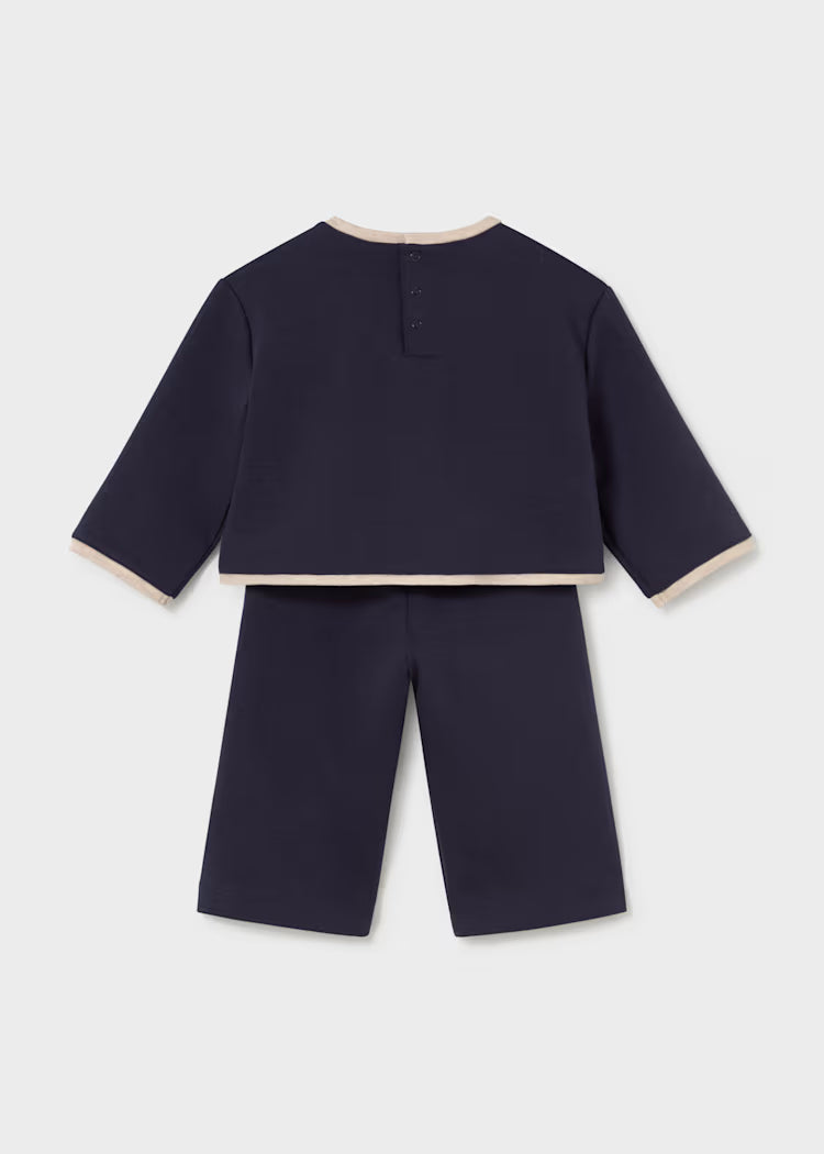 MAYORAL BABY PANTS AND SWEATER SET