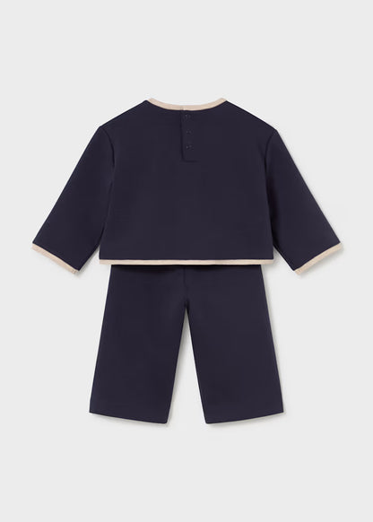 MAYORAL BABY PANTS AND SWEATER SET