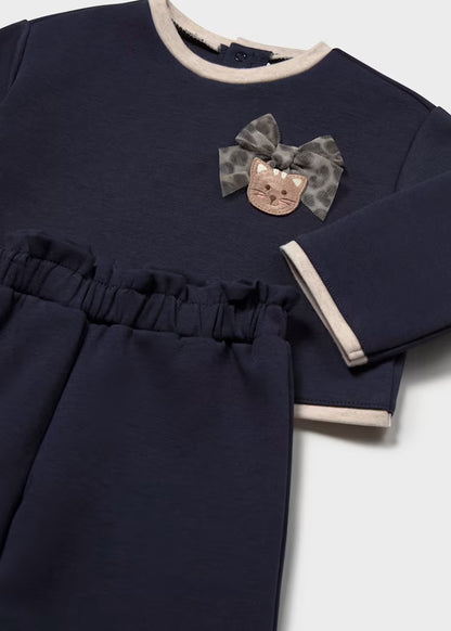 MAYORAL BABY PANTS AND SWEATER SET