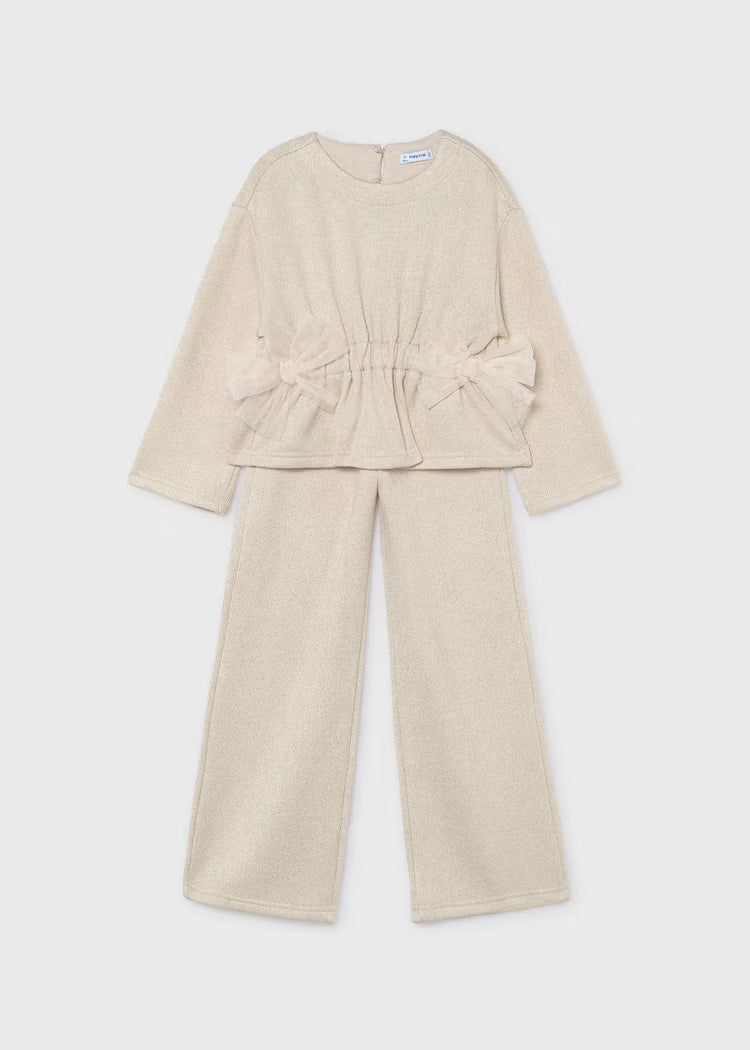 MAYORAL GIRLS SET KNITTED SWEATER & PANTS