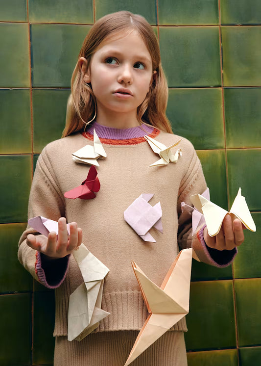 MAYORAL ABEL&LULA GIRLS KNITTED CANAL SET