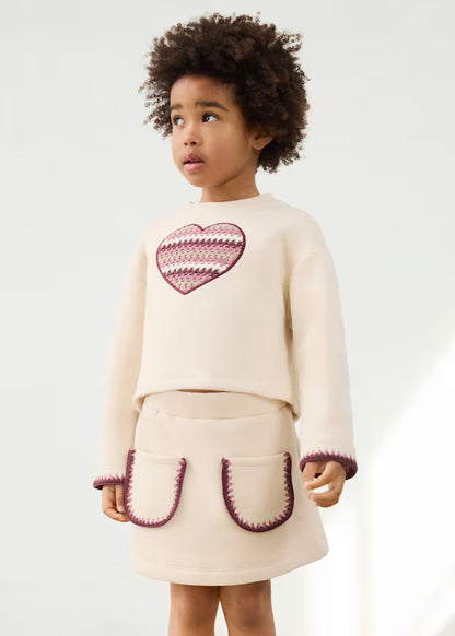 MAYORAL GIRLS SKIRT SET