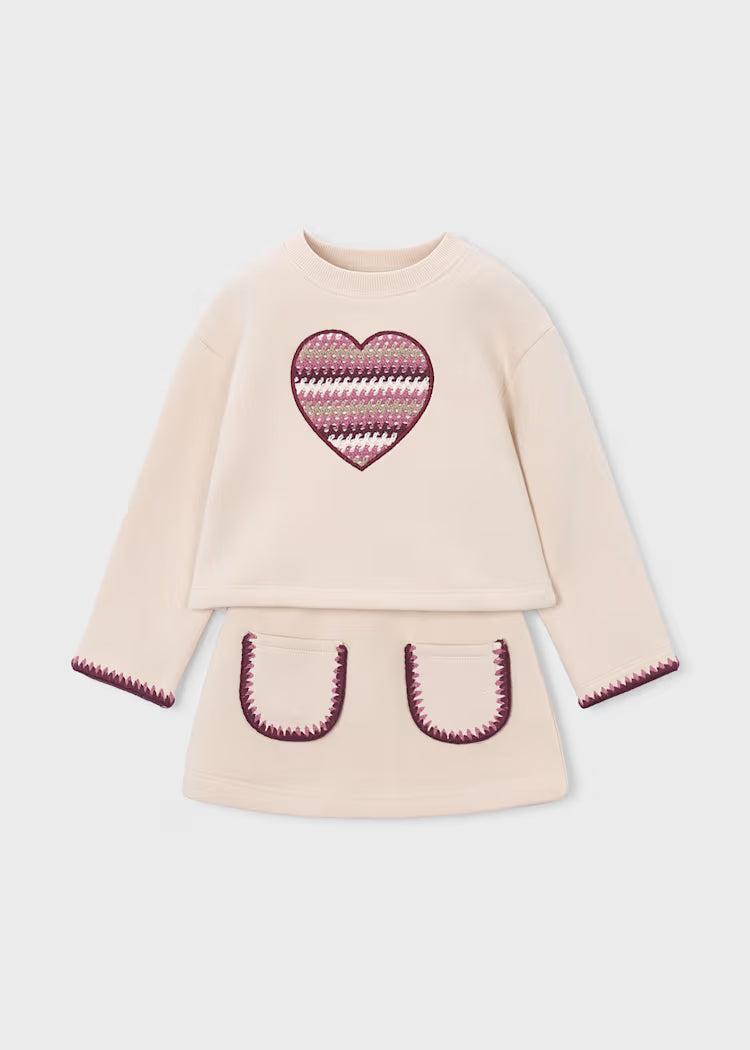 MAYORAL GIRLS SKIRT SET