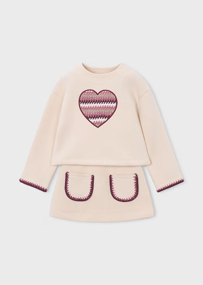 MAYORAL GIRLS SKIRT SET