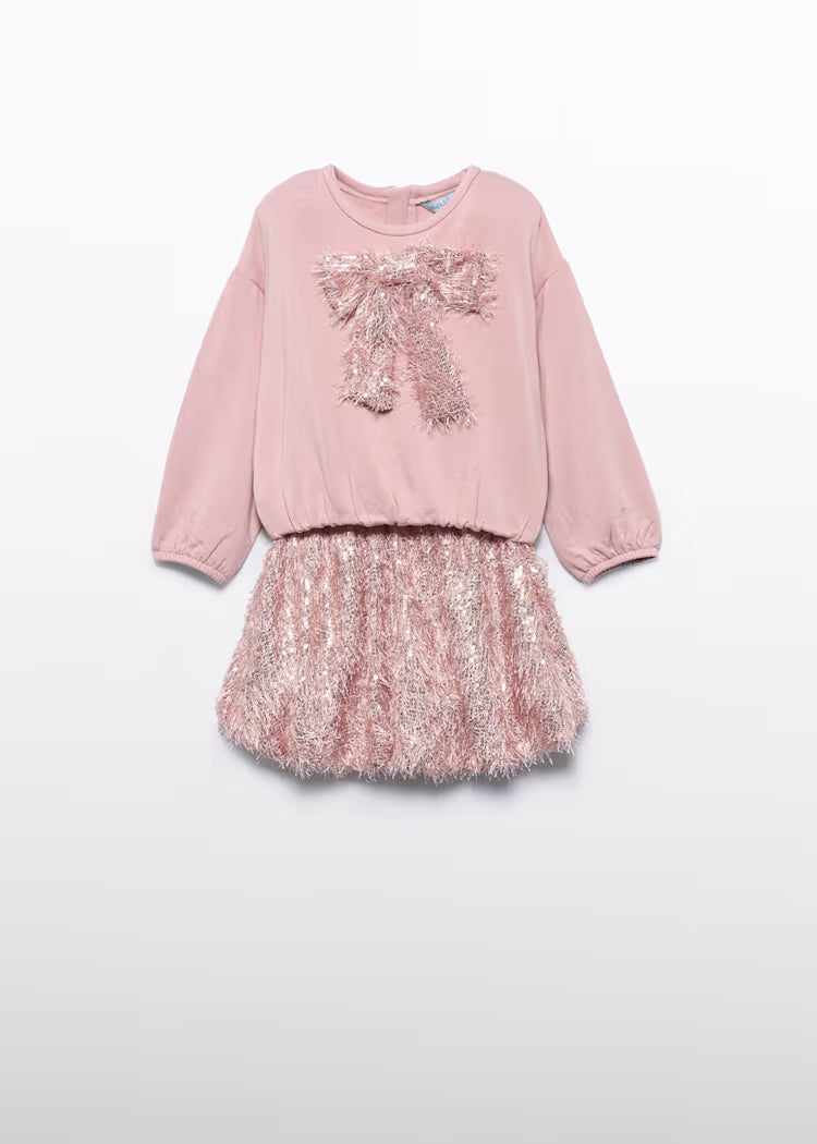 ABEL & LULA GIRL'S FRINGED SEQUIN SKIRT SET