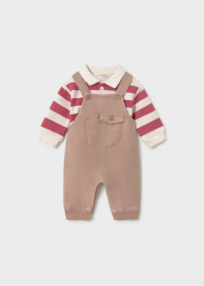 MAYORAL NEWBORN POLO T SHIRT ROMPER SET