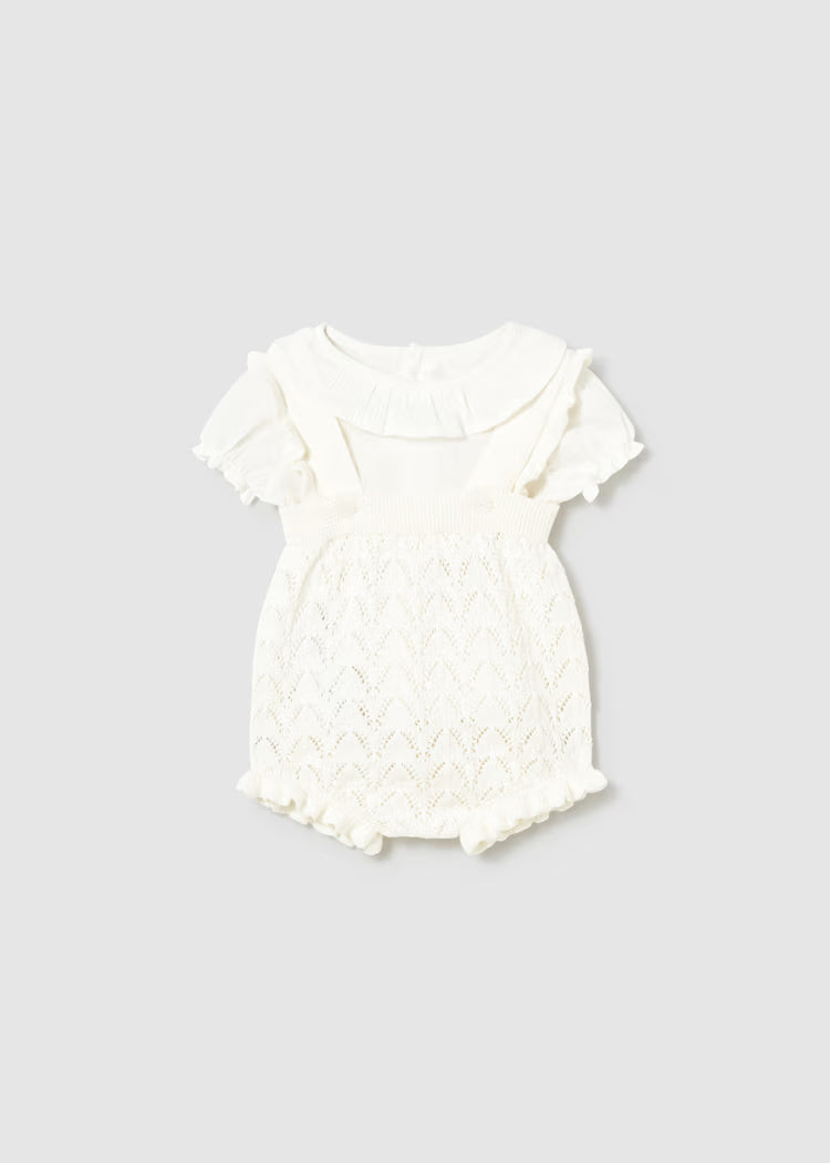 MAYORAL NEWBORN JUMPSUIT SET