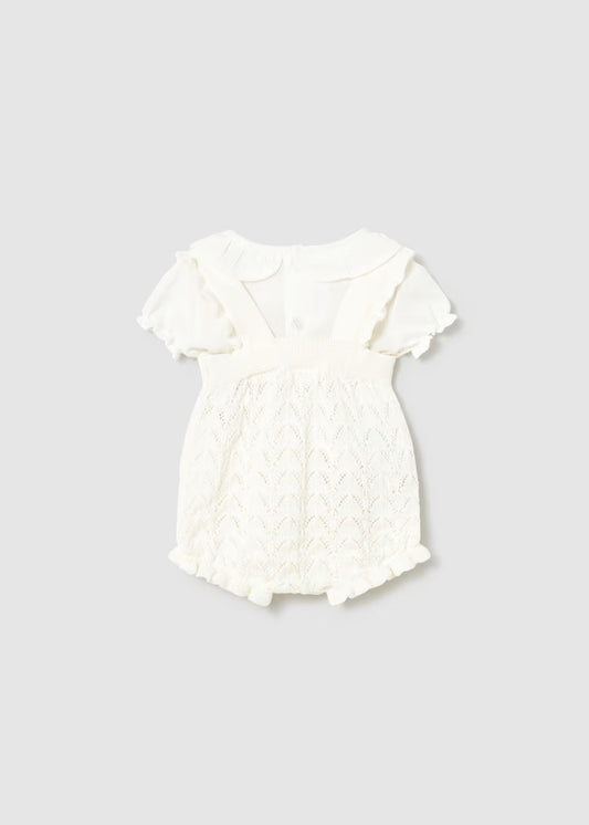 MAYORAL NEWBORN JUMPSUIT SET