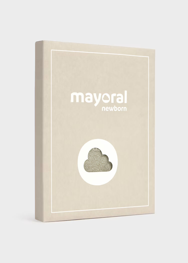 MAYORAL BABIES KNIT DUNGAREES SET