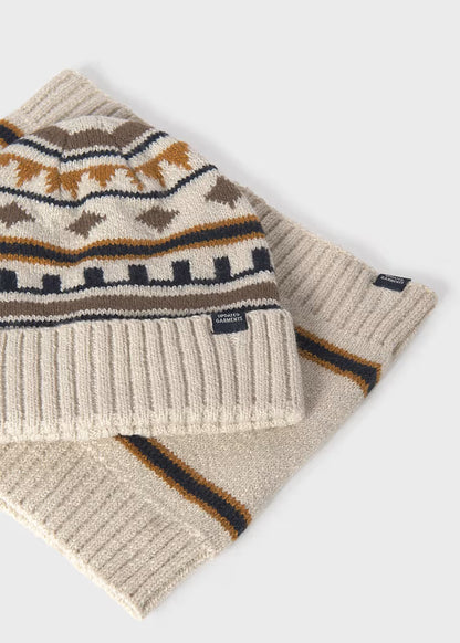 MAYORAL KIDS BEANIE & NECK WARMER SET