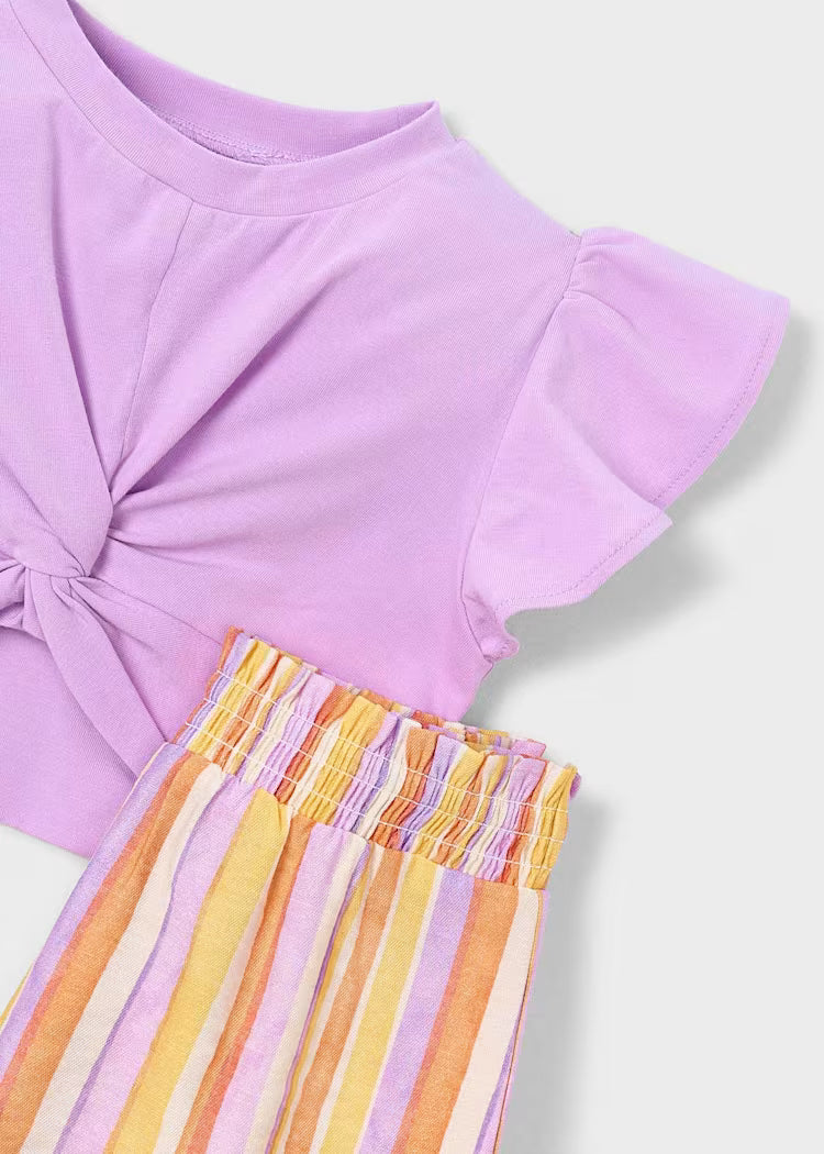 _MAYORAL STRIPES SHORTS SET