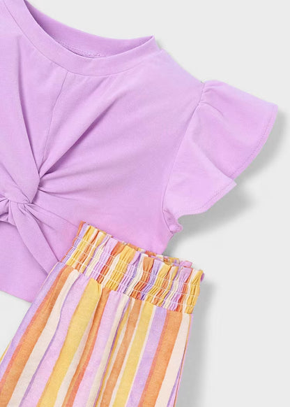 _MAYORAL STRIPES SHORTS SET