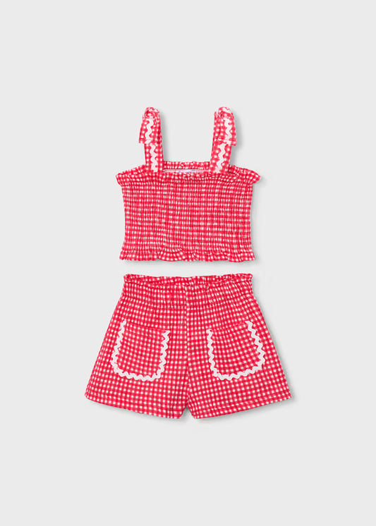 MAYORAL GIRLS TOP AND SHORT SET