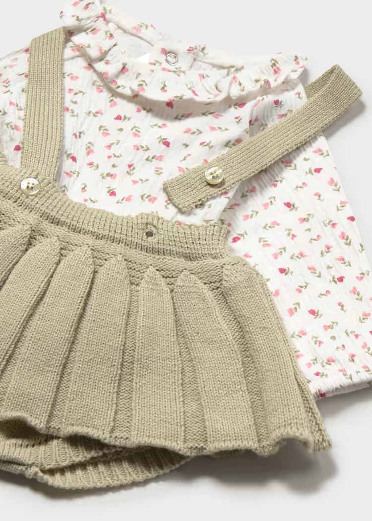 MAYORAL KIDS 3 PCS TRICOT SKIRT SET