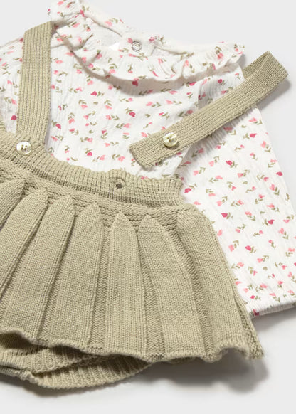 MAYORAL KIDS 3 PCS TRICOT SKIRT SET