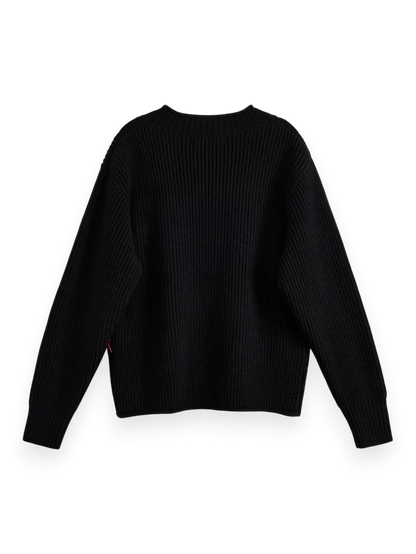 ACUPUNCTURE FASHION RIB COMPAT SWEATER