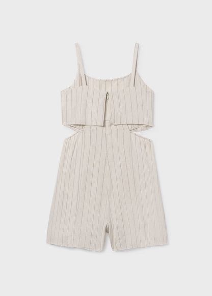 MAYORAL SHORT JUMPSUIT WITH SLITS FOR GIRLS