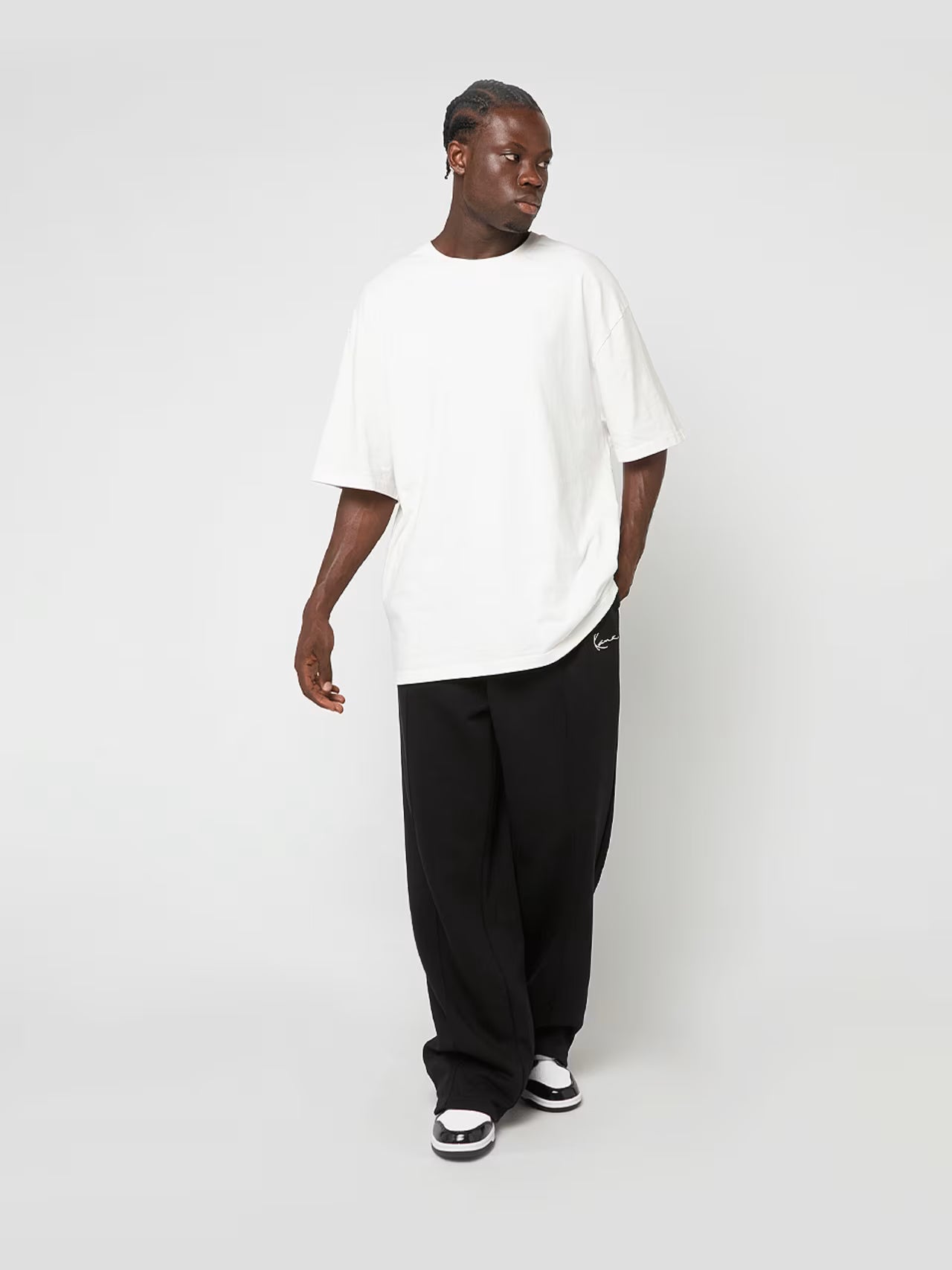 KARL KANI SIGNATURE STRAIGHT FIT JOGGERS