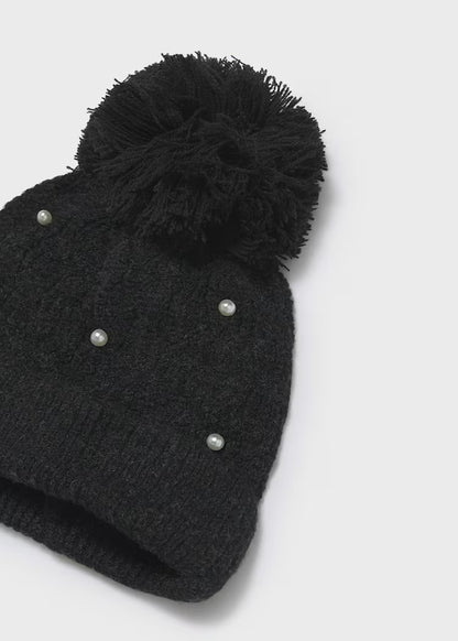 MAYORAL GIRLS KNITTED PEARLS BEANIE