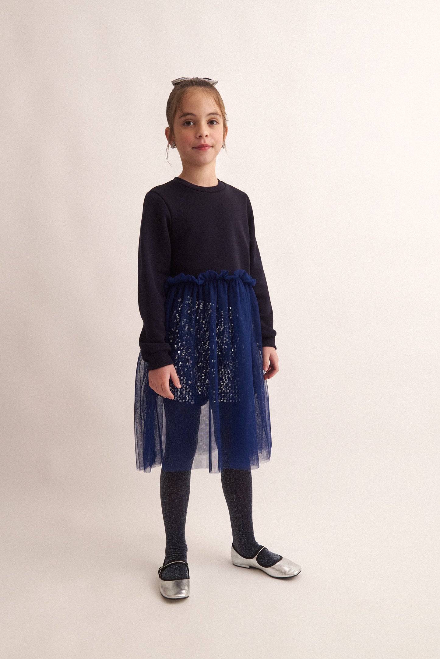 TC SPARKLING NIGHT SET SWETERAND SHORT