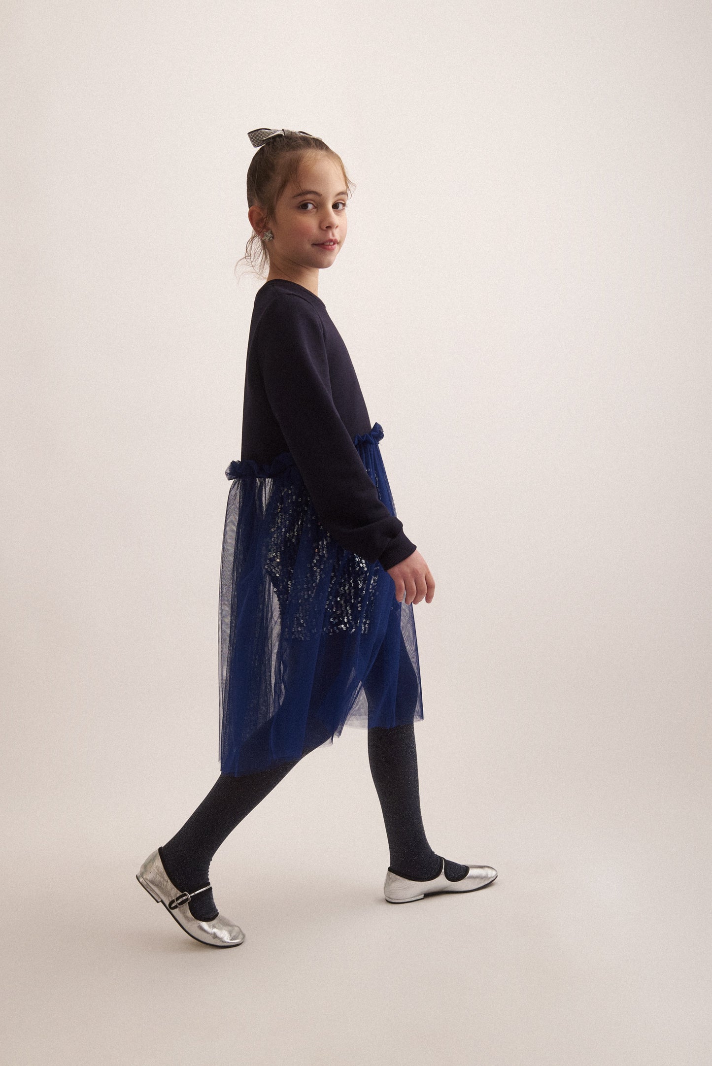 TC SPARKLING NIGHT SET SWETERAND SHORT