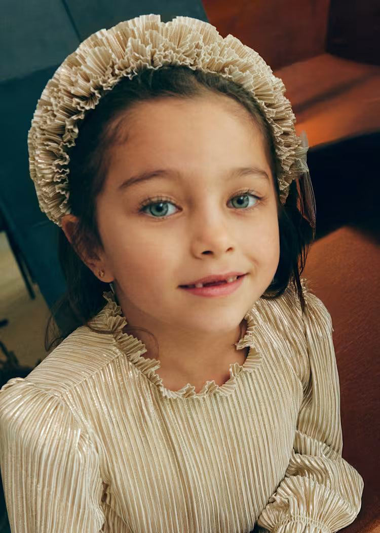 MAYORAL ABEL&LULA PLEATED KNIT HEADBAND