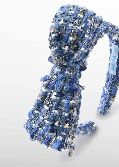 MAYORAL ABEL&LULA GIRLS BOWTIE TWEED HEADBAND