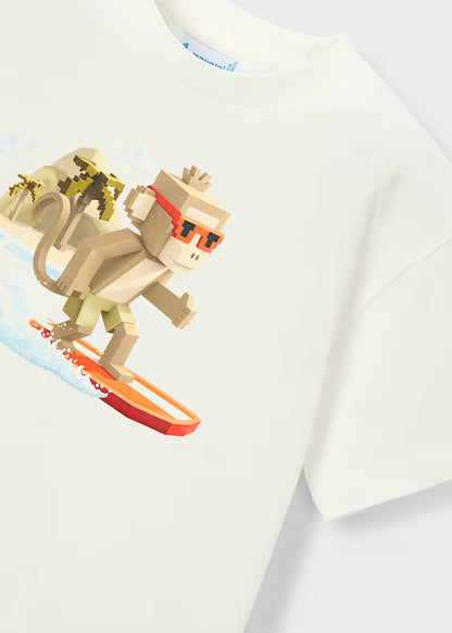 _MAYORAL SURF PRINT T SHIRT