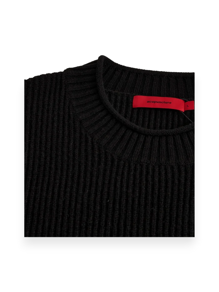 ACUPUNCTURE FASHION RIB COMPAT SWEATER
