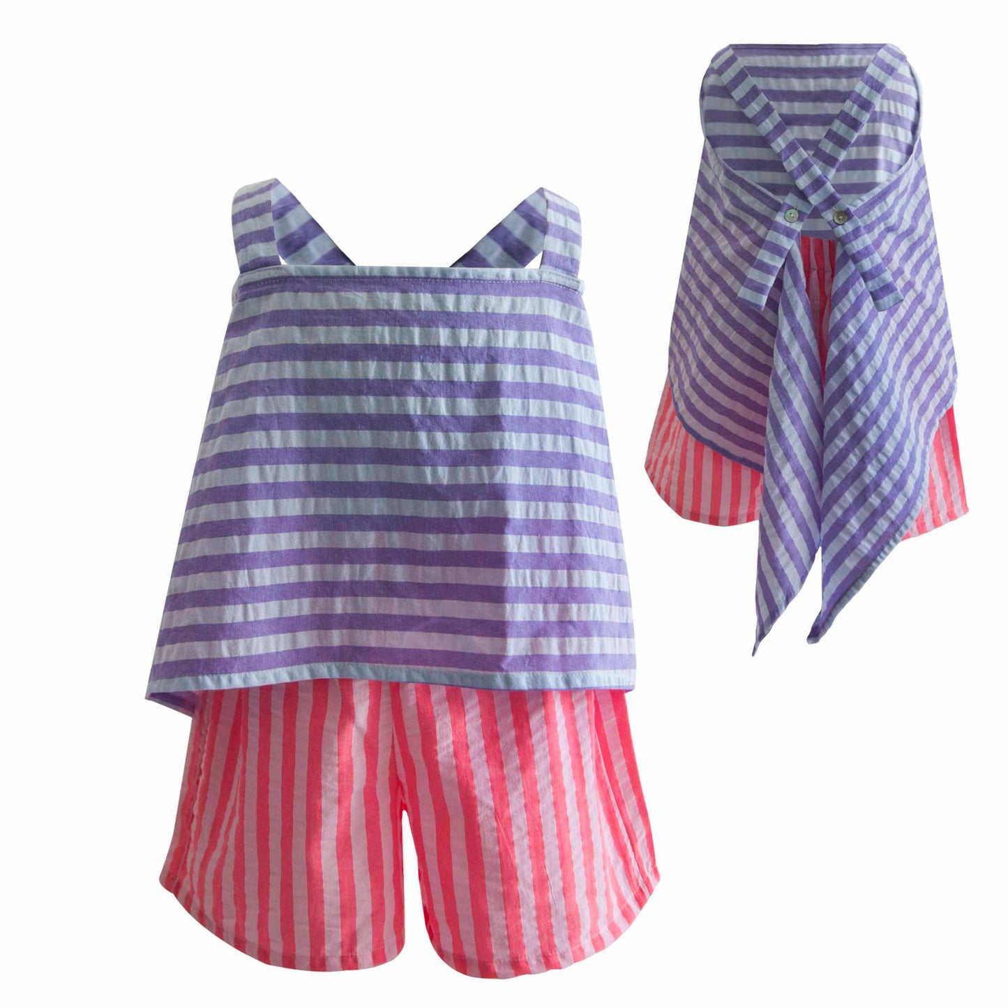 TWO IN A CASTLE RADIANT STRIPED SET FOR KIDS