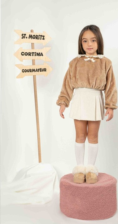 AKYTA FASHION GIRLS VELVET JUMPER