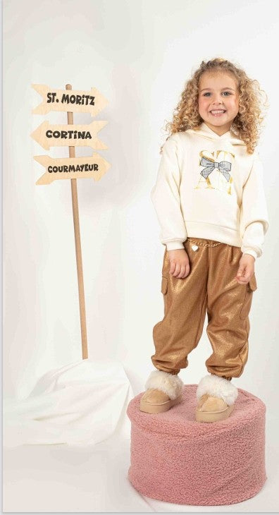 AKYTA FASHION GIRLS CARGO SHINY PANTS