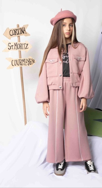 AKYTA FASHION GIRLS WIDE COTTON PANTS