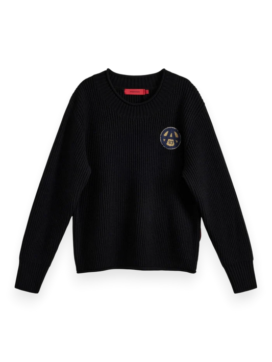 ACUPUNCTURE FASHION RIB COMPAT SWEATER