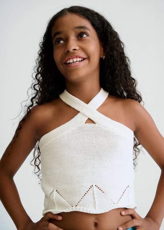 MAYORAL GIRLS HALTER TOP AND TIES