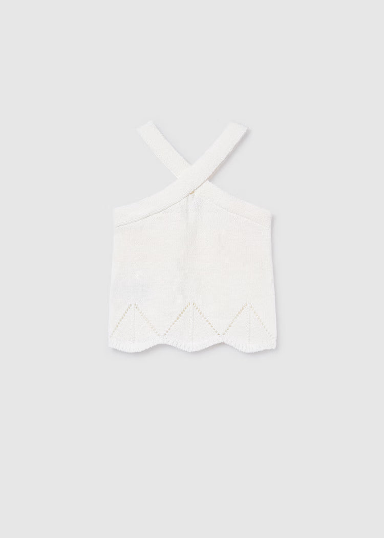 MAYORAL GIRLS HALTER TOP AND TIES