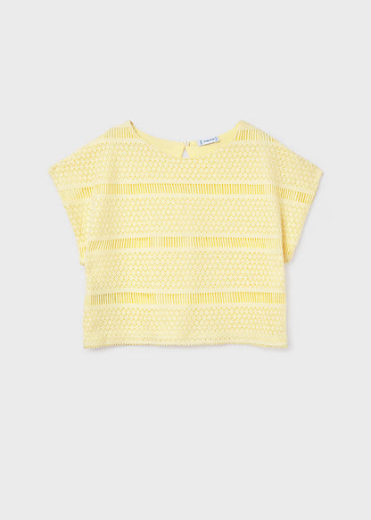 _MAYORAL CROCHET LOOK CROP TOP