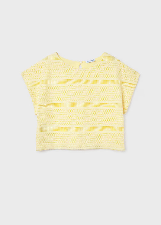 _MAYORAL CROCHET LOOK CROP TOP