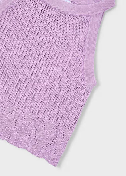 MAYORAL GIRLS KNITTED TANK TOP