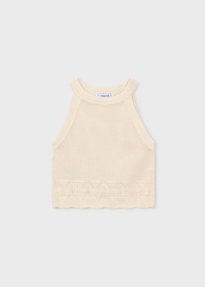 _MAYORAL SLEEVELESS KNITTED TOP