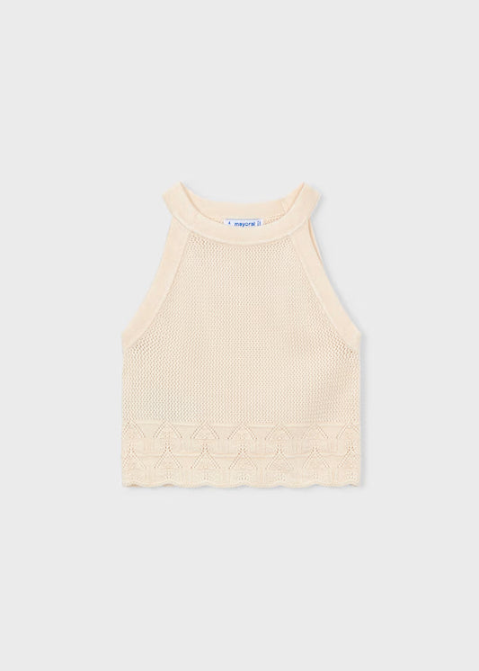_MAYORAL SLEEVELESS KNITTED TOP