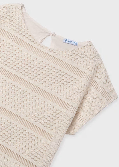 MAYORAL GIRLS CROCHET LOOK TOP