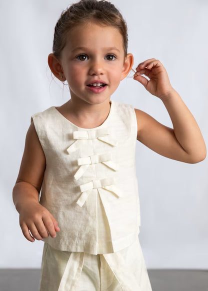 MAYORAL COTTON LINEN TOP