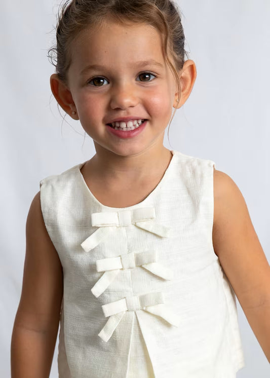 MAYORAL COTTON LINEN TOP