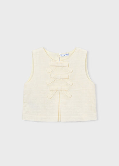 MAYORAL COTTON LINEN TOP