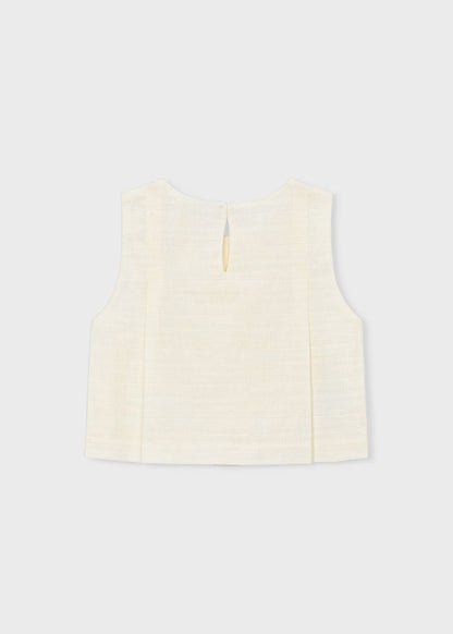 MAYORAL COTTON LINEN TOP