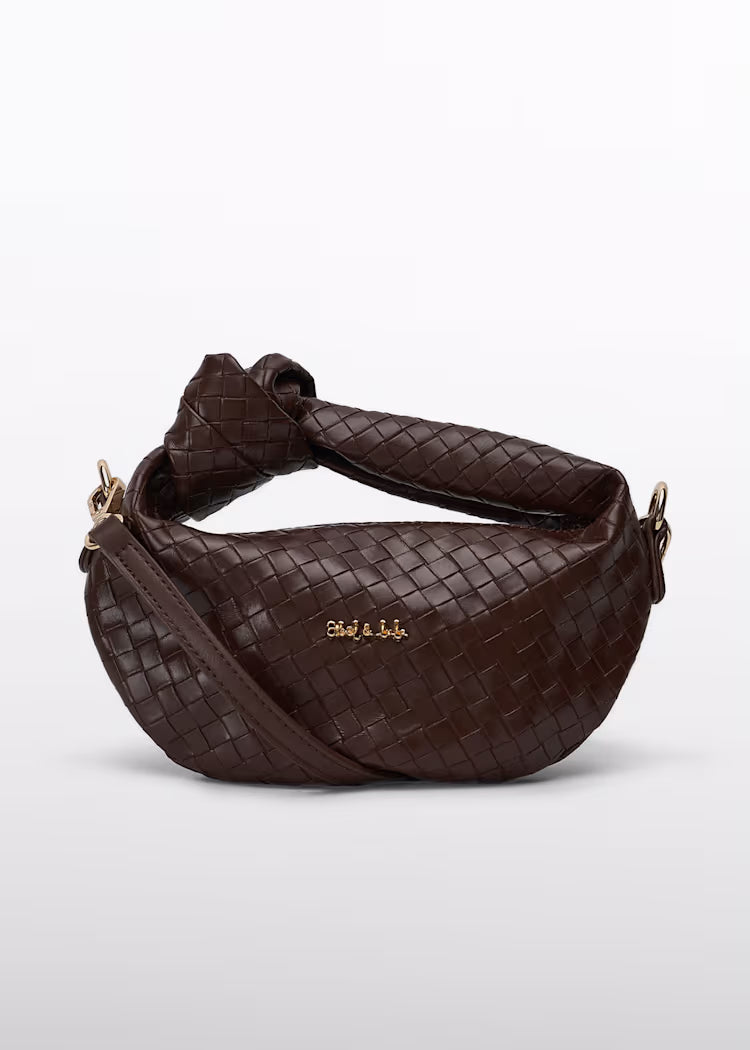ABEL & LULA GIRLS LEATHERETTE BRAIDED BAG
